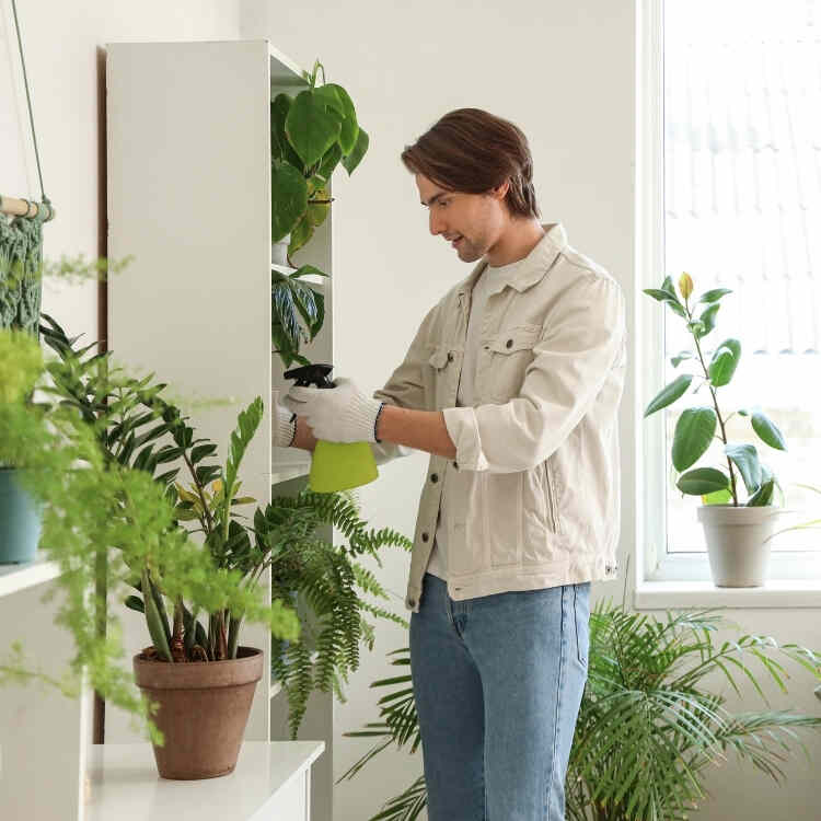 خدمة النباتات الداخلية مع مجموعة نباتات مميزة